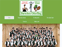 Tablet Screenshot of burschen-otterfing.de